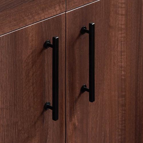 Diehl Adjustable Brass Cabinet Pull in Matte Black