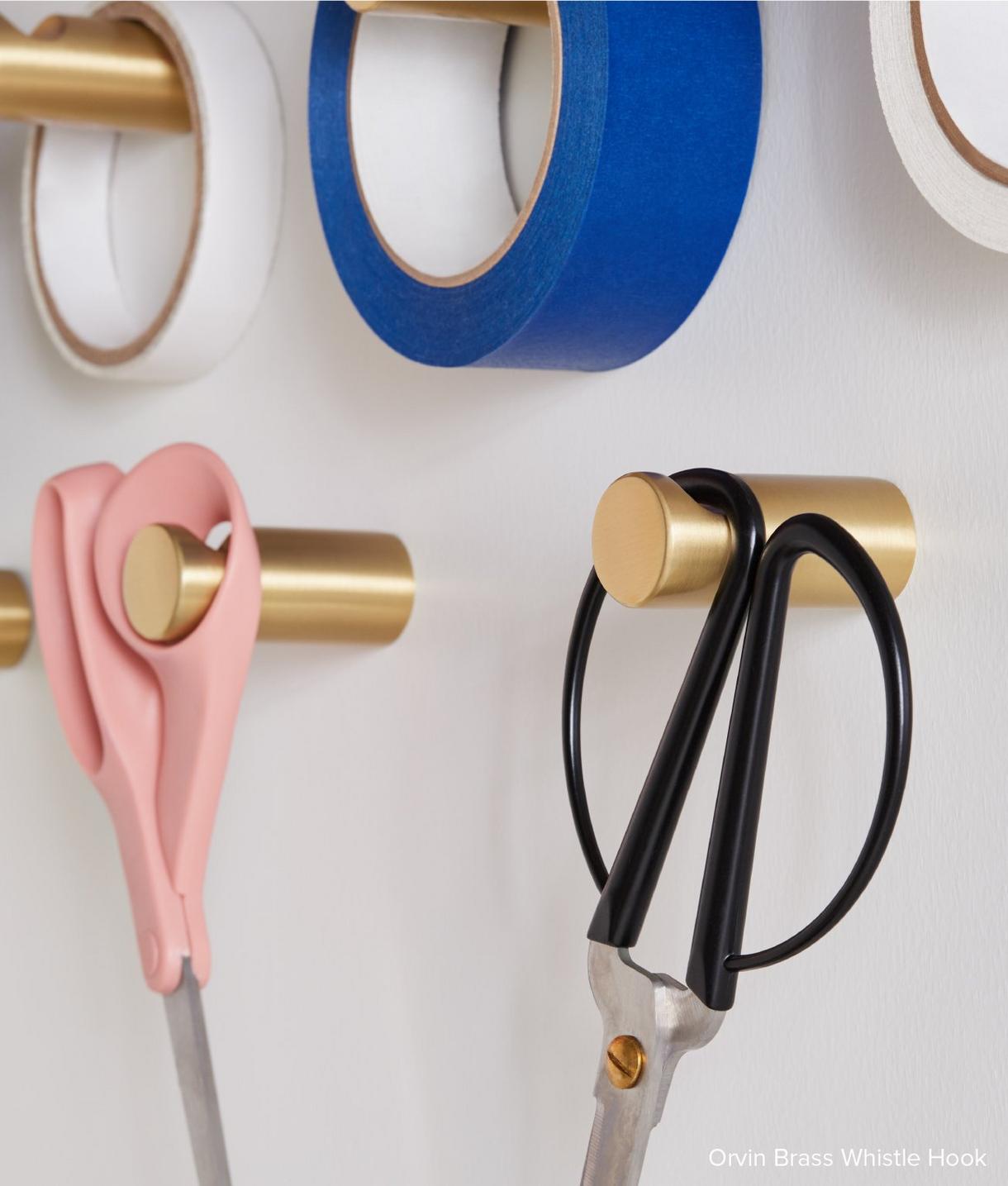 Orvin Brass Whistle Cabinet Knob - Satin Brass