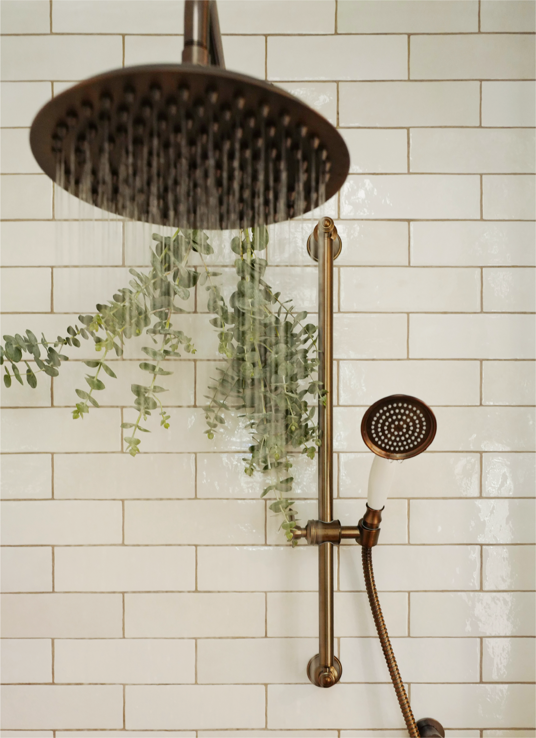 Cooper Shower System with Rainfall Shower and Hand Shower in Oil Rubbed Bronze
