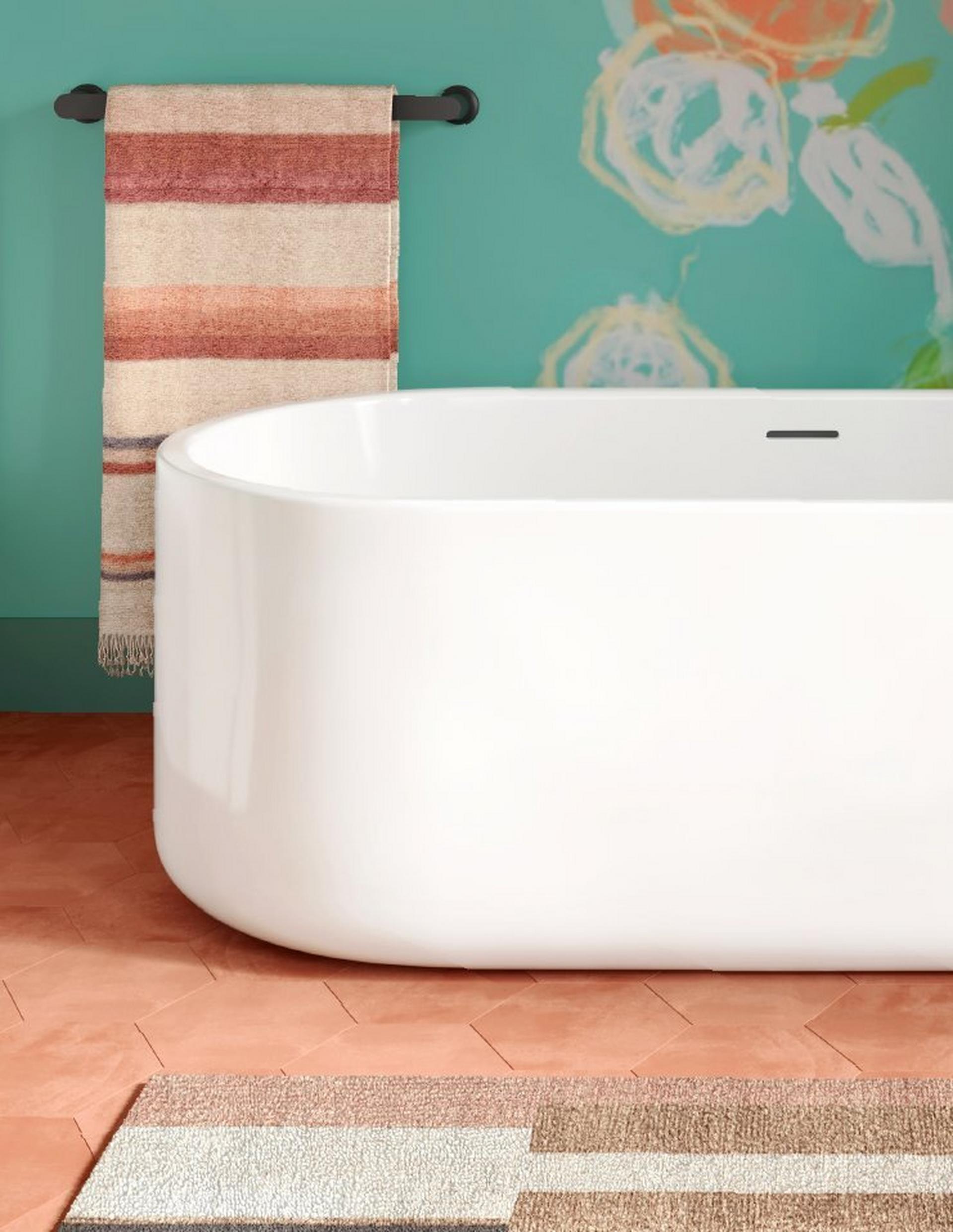Wendolyn Teak Double Vanity with Rect Undermount Sinks - Outlets - Washed Teak