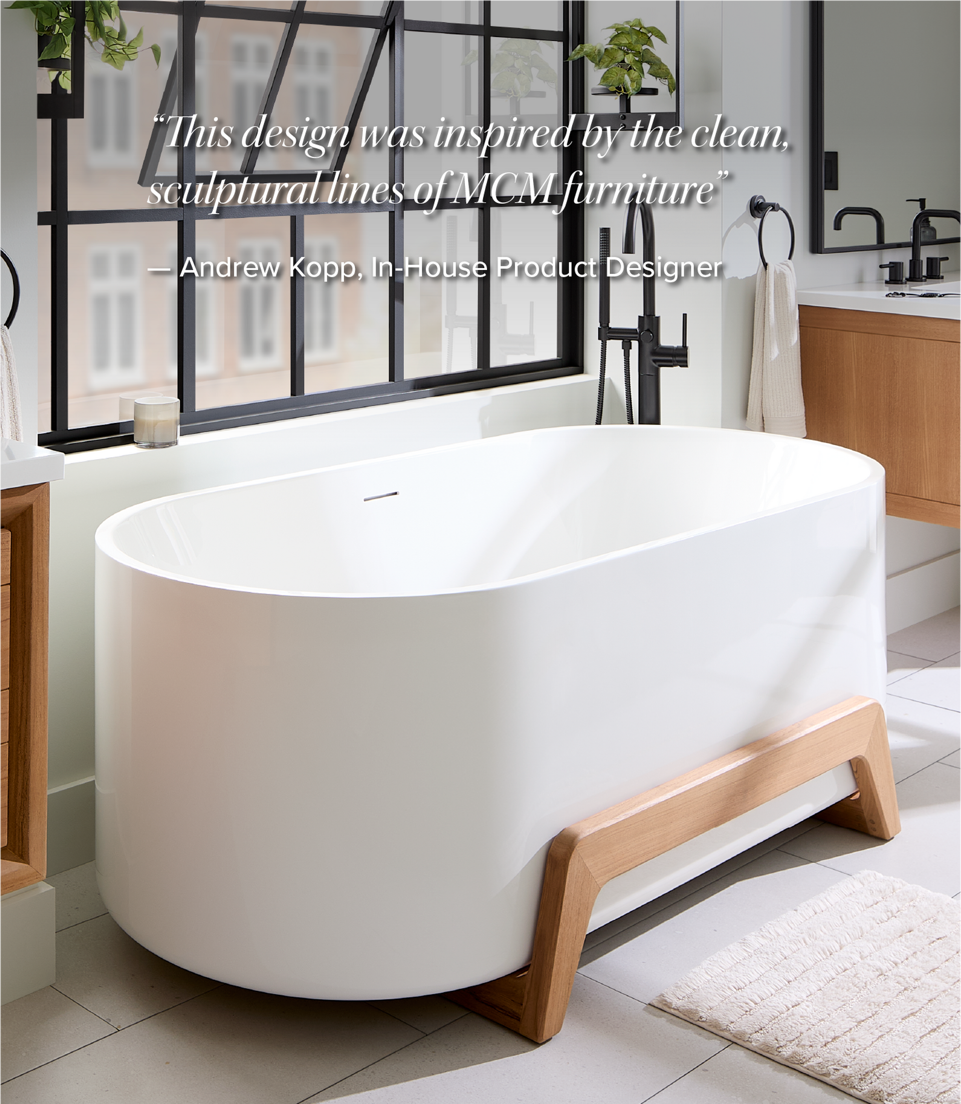 Theroux Vanity with Undermount Sink - Outlet - Tawny Brown