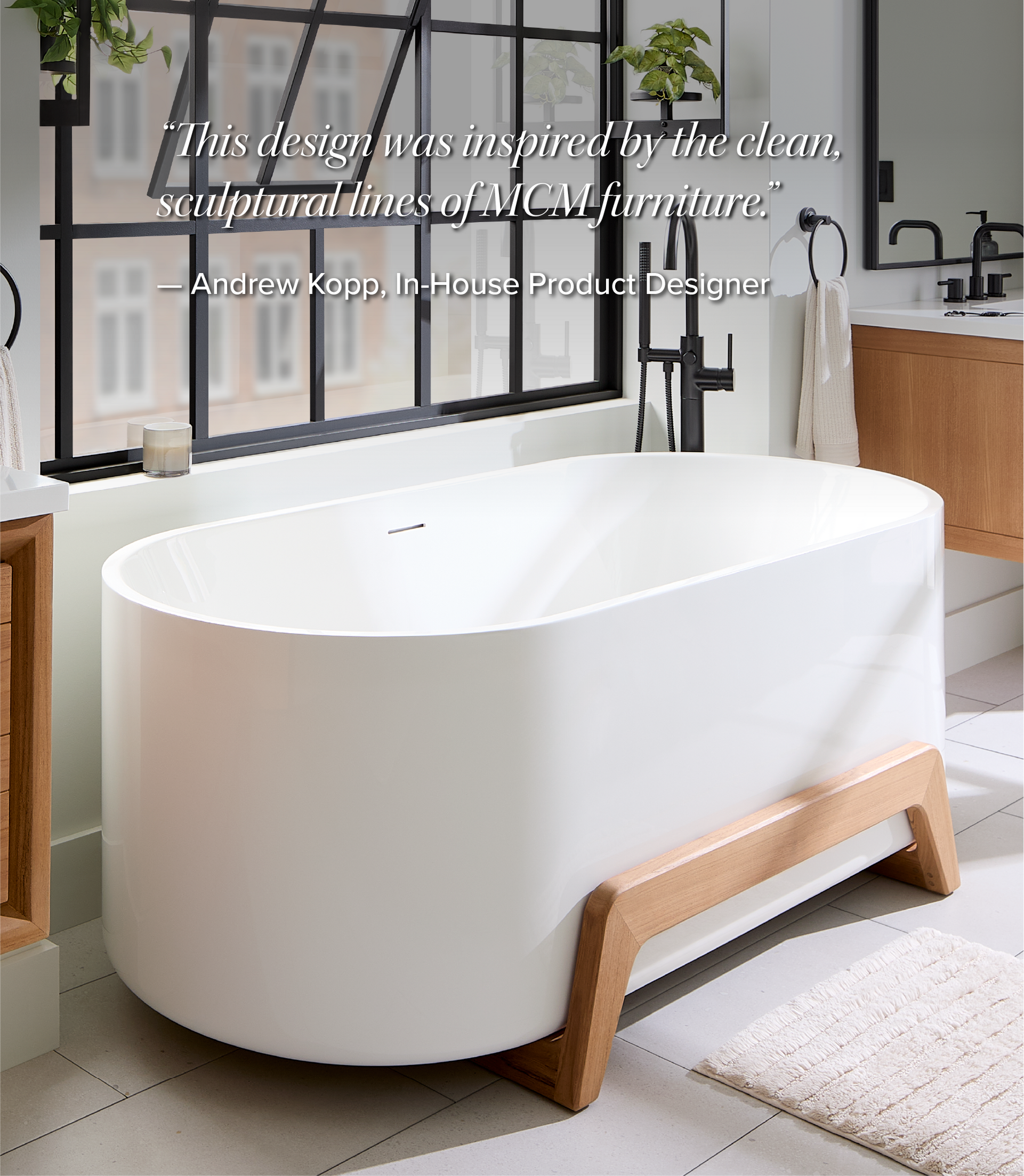 Theroux Vanity with Undermount Sink - Outlet - Tawny Brown