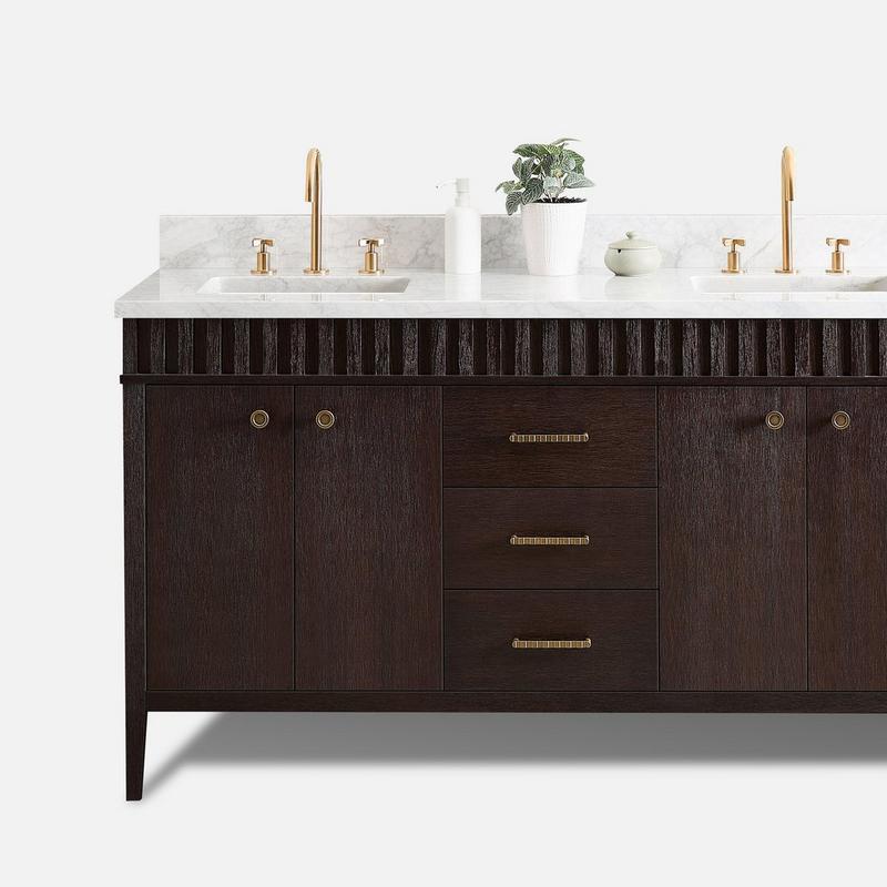 Tesori Double Vanity With Undermount Sinks - Natural