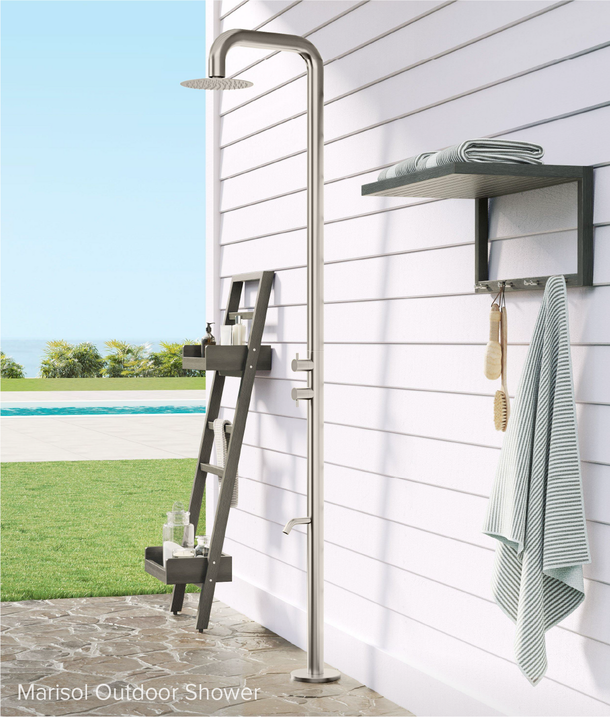 Marisol Stainless Steel Outdoor Shower
