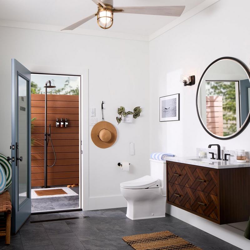 Pool House Bathroom Haven