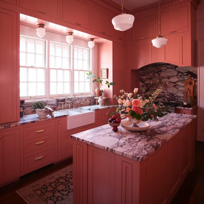 Probably This’ Charming Rosy Kitchen