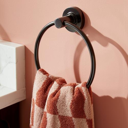 Lexia Towel Ring in Gunmetal