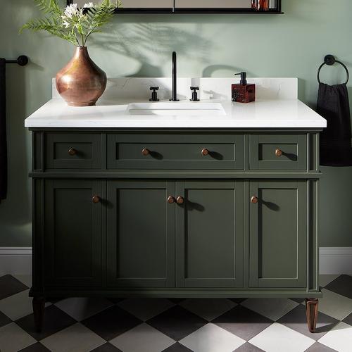 48" Elmdale Vanity in Dark Olive Green