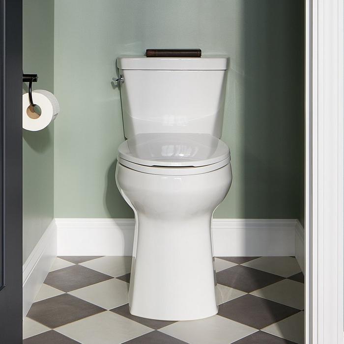60" Aliso Teak Double Vanity for Rectangular Undermount in Java, 71" Mayim Acrylic Freestanding Tub