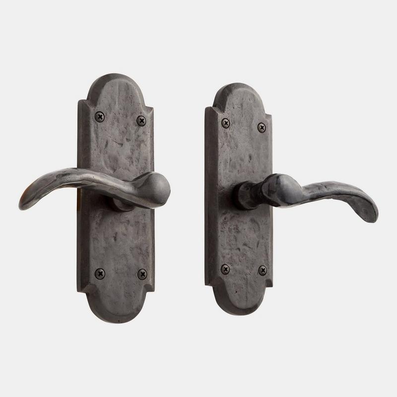 Duncan Ornate Solid Bronze Entrance Set - Dark Bronze