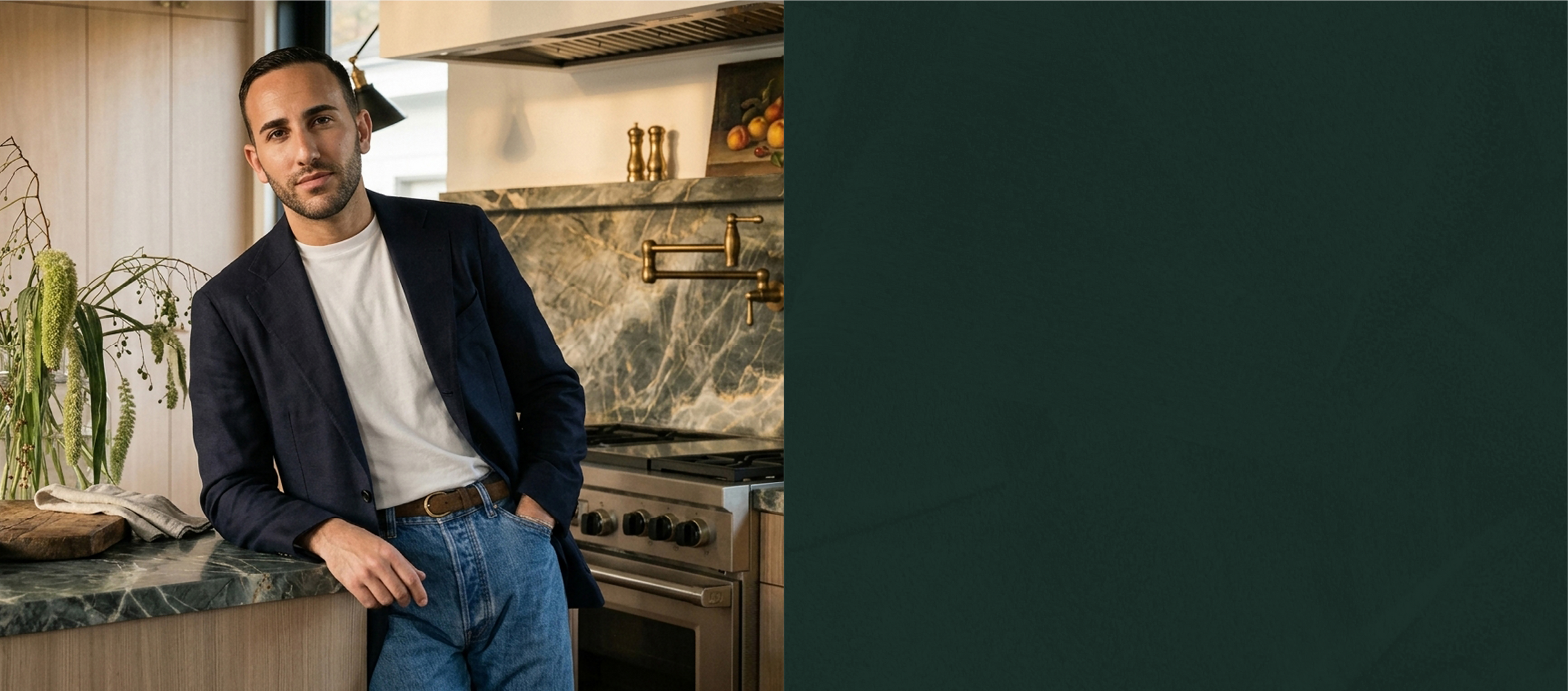 Photo of Ryan Saghian in Clifton House Kitchen