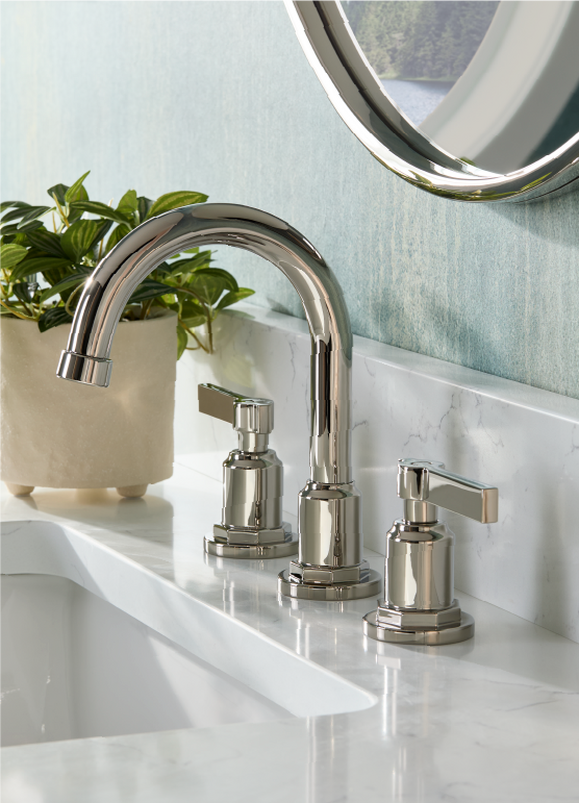 Greyfield Widespread Faucet - Chrome