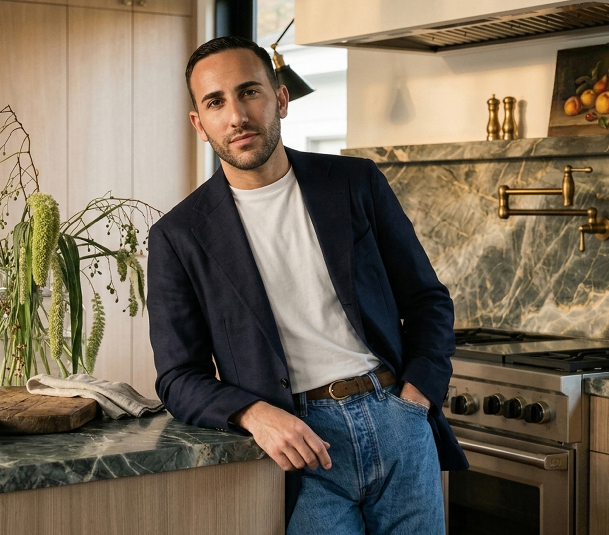 Portrait of Ryan Saghian in the Beverly Hills Clifton House