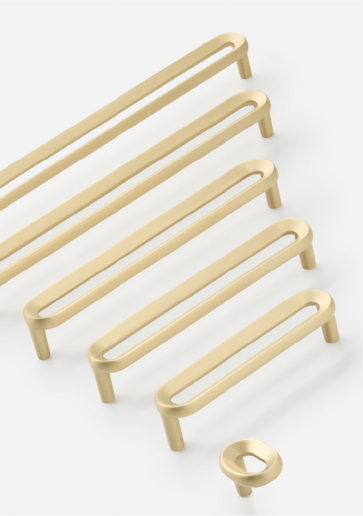 Koy Cabinet Pull - Satin Brass