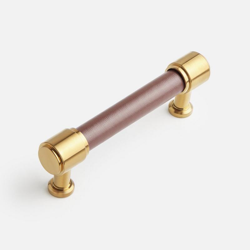 Lazzara Textured Cabinet Pull - Brushed Gold