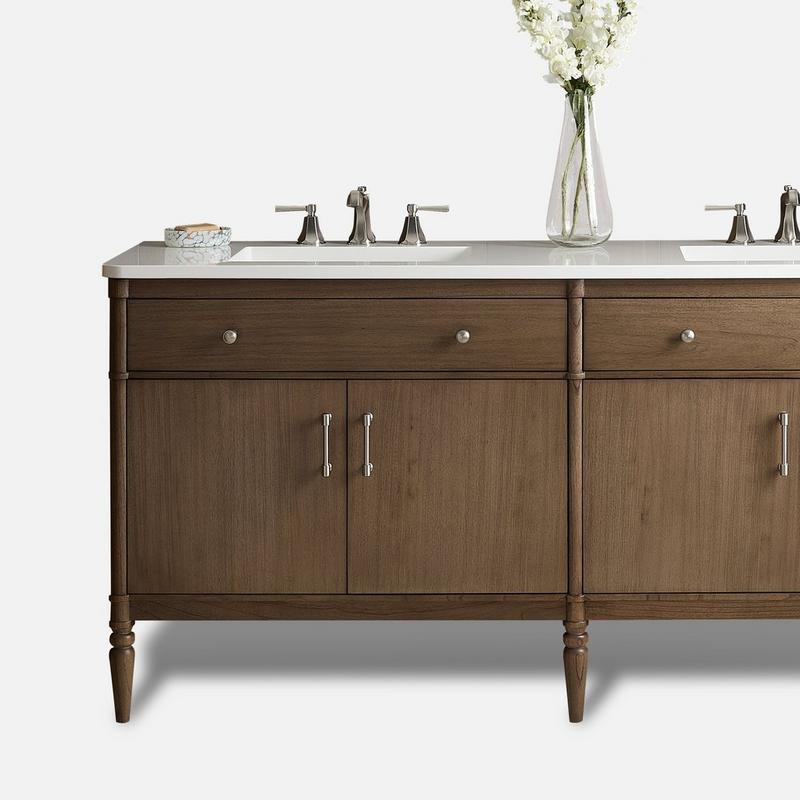 Tesori Double Vanity With Undermount Sinks - Natural