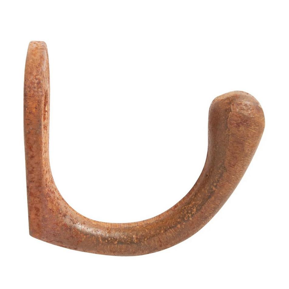 Rowan Single Iron Coat Hook - Rust, , large image number 1