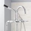 37-1/2" Sebastian Freestanding Tub Faucet and Supplies - Lever Handle - Chrome, , large image number 1