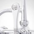 Tub Wall-Mount Telephone Faucet and Hand Shower - Vintage Cross Handles, , large image number 4