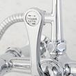 Wall-Mount Telephone Faucet and Hand Shower - Vintage Cross Handles, , large image number 4