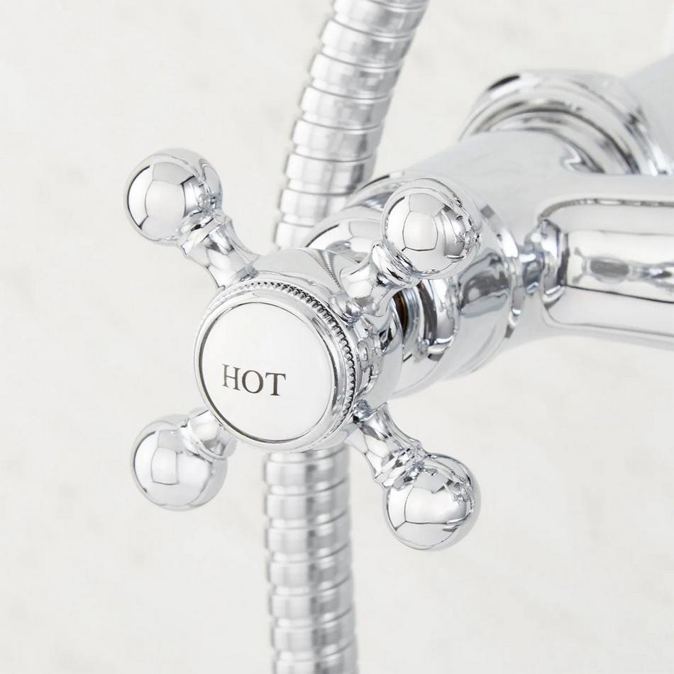 Restorers Vintage Single Handle Shower Only Faucet - Metal Cross
