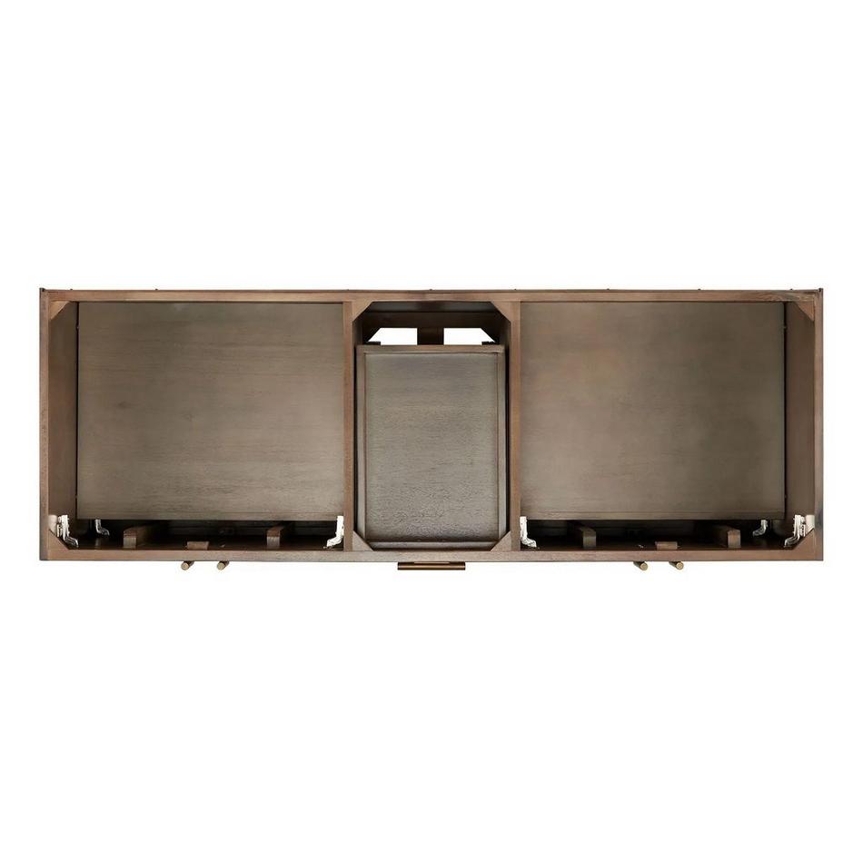 60" Frey Double Vanity for Rectangular Undermount Sinks - Gray Wash, , large image number 4