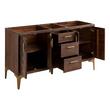 60" Frey Double Vanity for Rectangular Undermount Sinks - Russet Brown, , large image number 2