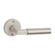 Tolland Brass Dummy Interior Door Plate - Lever Handle - Right Hand - No Backset - Brushed Nickel, , large image number 0