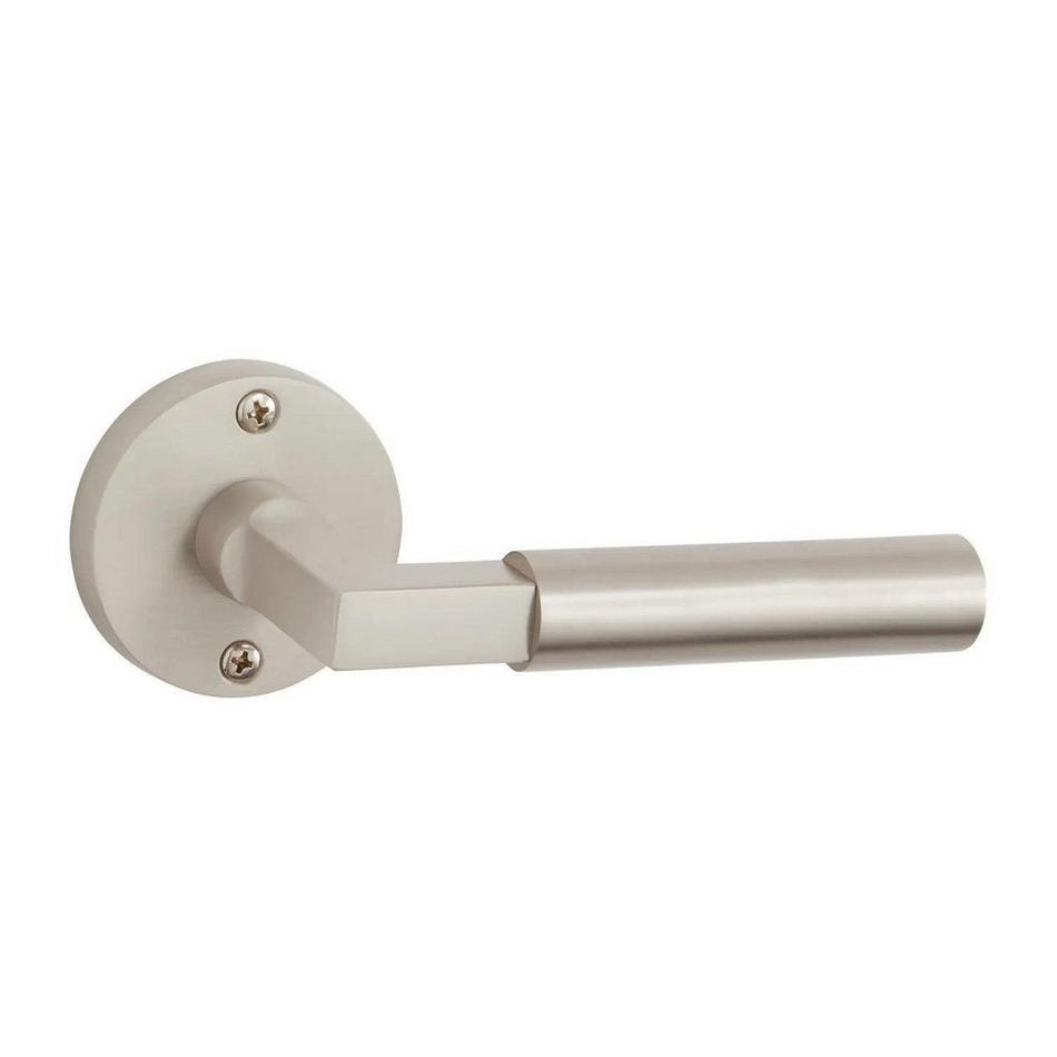 Tolland Brass Dummy Interior Door Plate - Lever Handle - Right Hand - No Backset - Brushed Nickel, , large image number 0