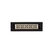 Burrel Two-Tone Brass Floor Register Matte Black/Antique Brass 2-1/4 x 14(4" x 15-3/8" Overall), , large image number 0