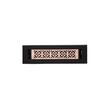 Burrel Two-Tone Brass Floor Register Matte Black/Antique Copper 2-1/4" x 10" (4" x 11-1/2" Overall), , large image number 0
