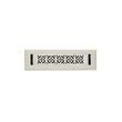 Burrel Two-Tone Brass Floor Register Brushed Nickel/Polished Nickel 2-1/4 x 10(4" x 11-1/2"Overall), , large image number 0