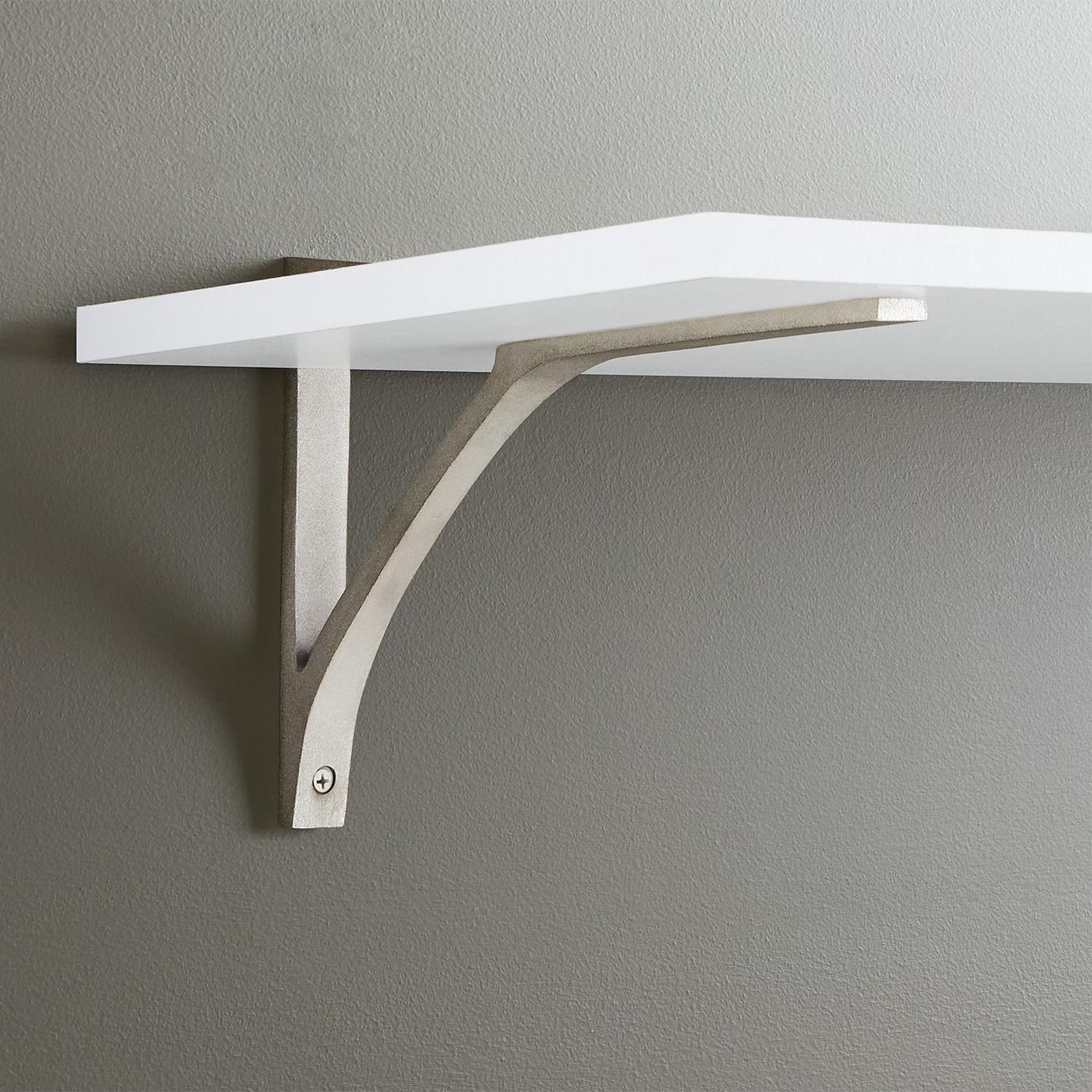 Wicker Style Solid Brass Shelf Bracket Antique Brass Signature Hardware