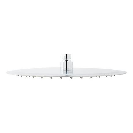 Beveled Round Rainfall Shower Head