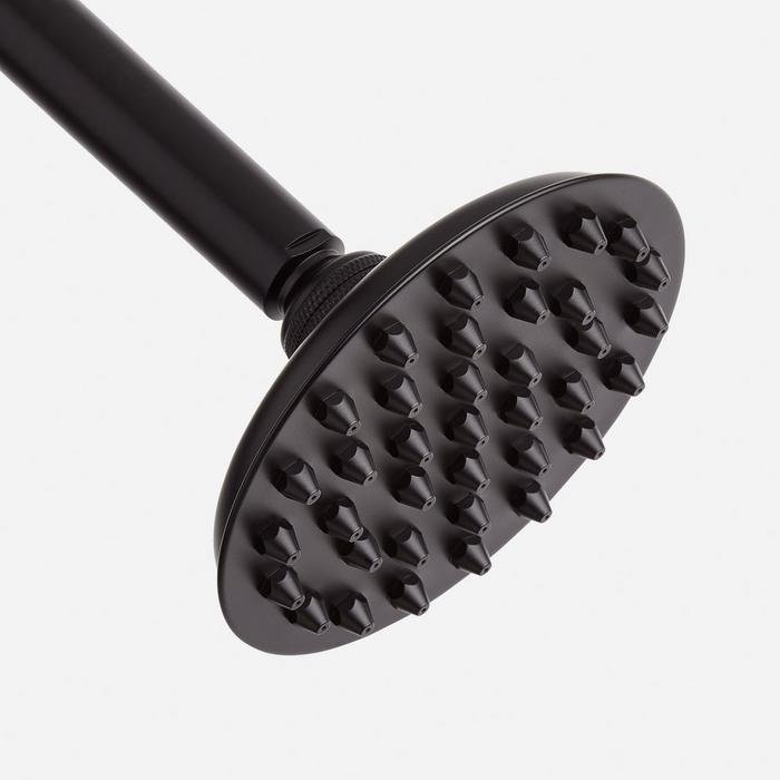 Bostonian Rainfall Nozzle Shower Head in Matte Black