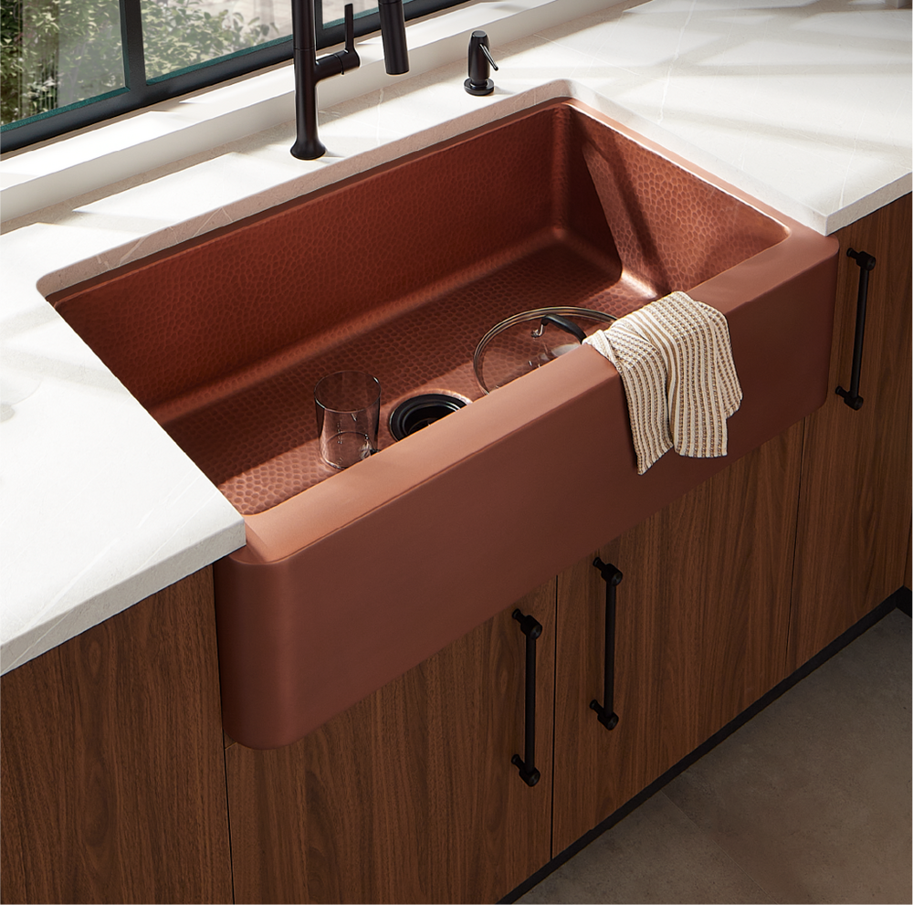 Raina Copper Farmhouse Sink