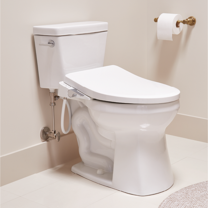 Carraway One-Piece Elongated Toilet with Aldridge Bidet Seat