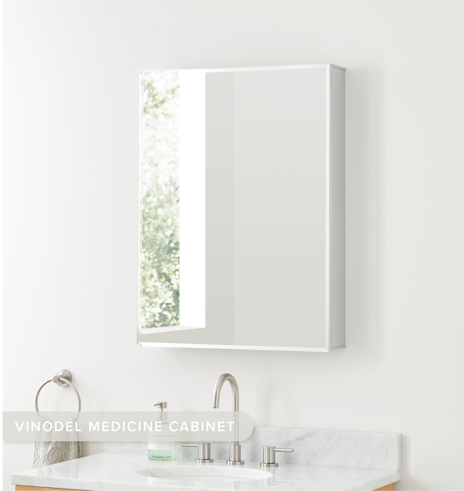 Vinodel Medicine Cabinet with Mirror & Adjustable Shelves