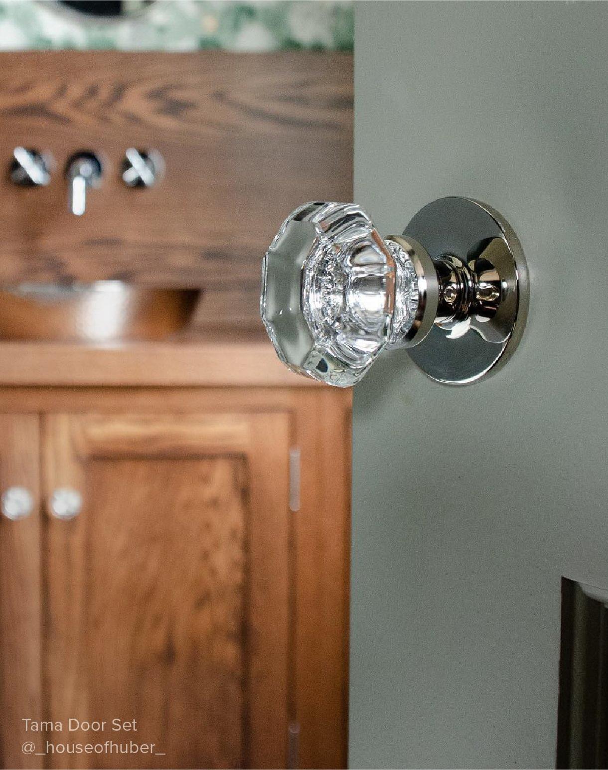 Tama Solid Brass Interior Door Set