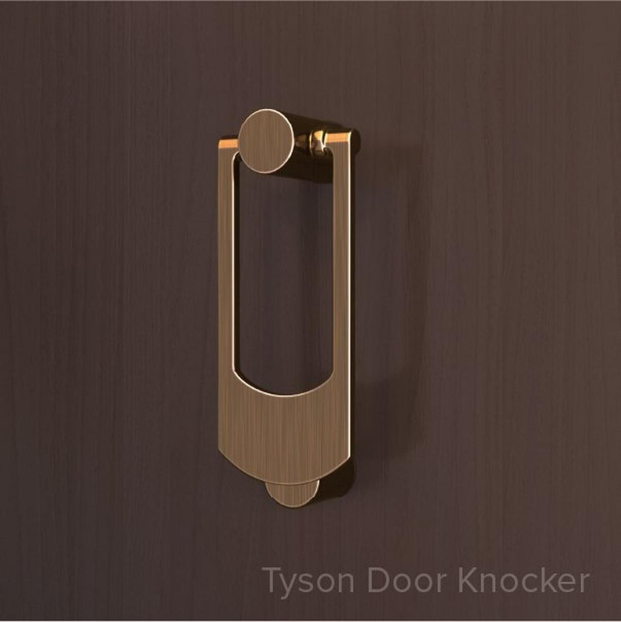Tyson Brass Door Knocker - Oil Rubbed Bronze