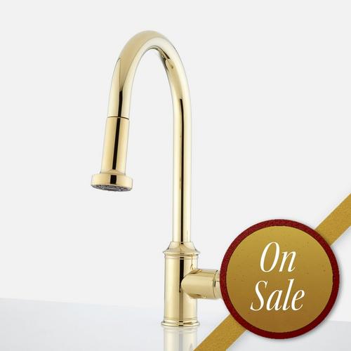 Southgate Pull-Down Kitchen Faucet - Polished Brass