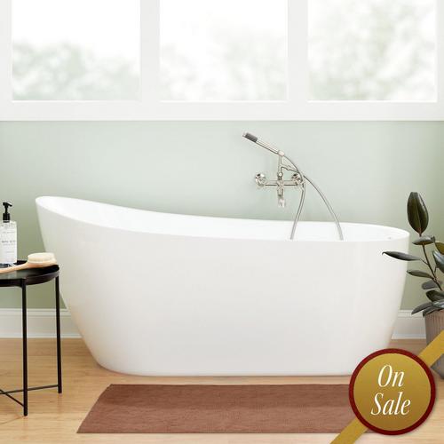 59" Sheba Acrylic Slipper Tub - 15% Off
