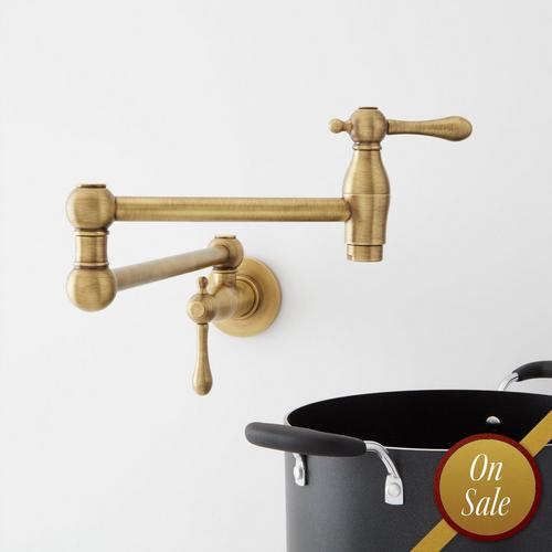 Traditional Retractable Wall-Mount Pot Filler - 15% Off