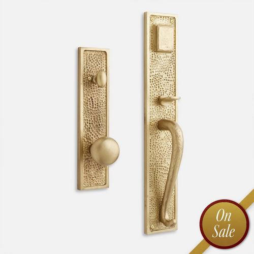Traeger Solid Brass Entrance Door Set with Knob - 15% off