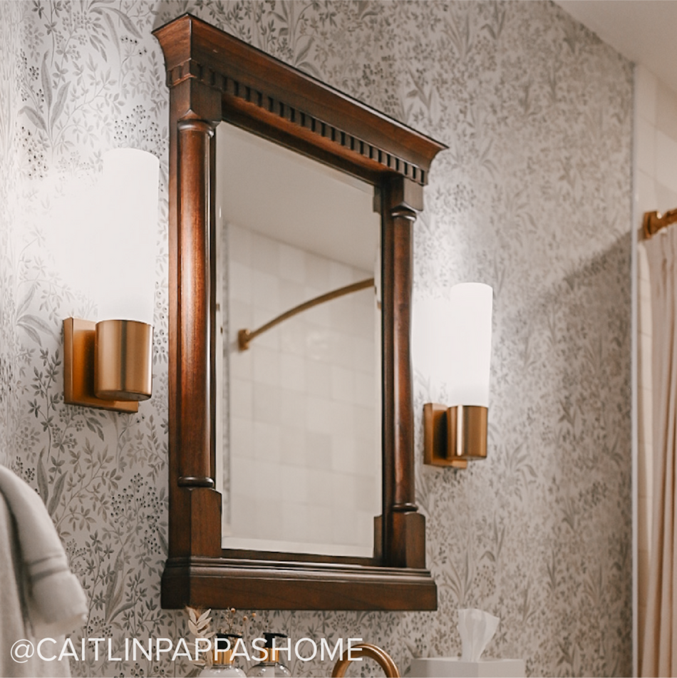 Claudia Vanity Mirror - Antique Coffee
