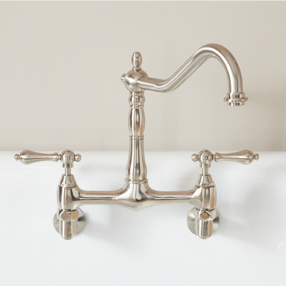 Felicity Wall-Mount Kitchen Faucet - Brushed Nickel