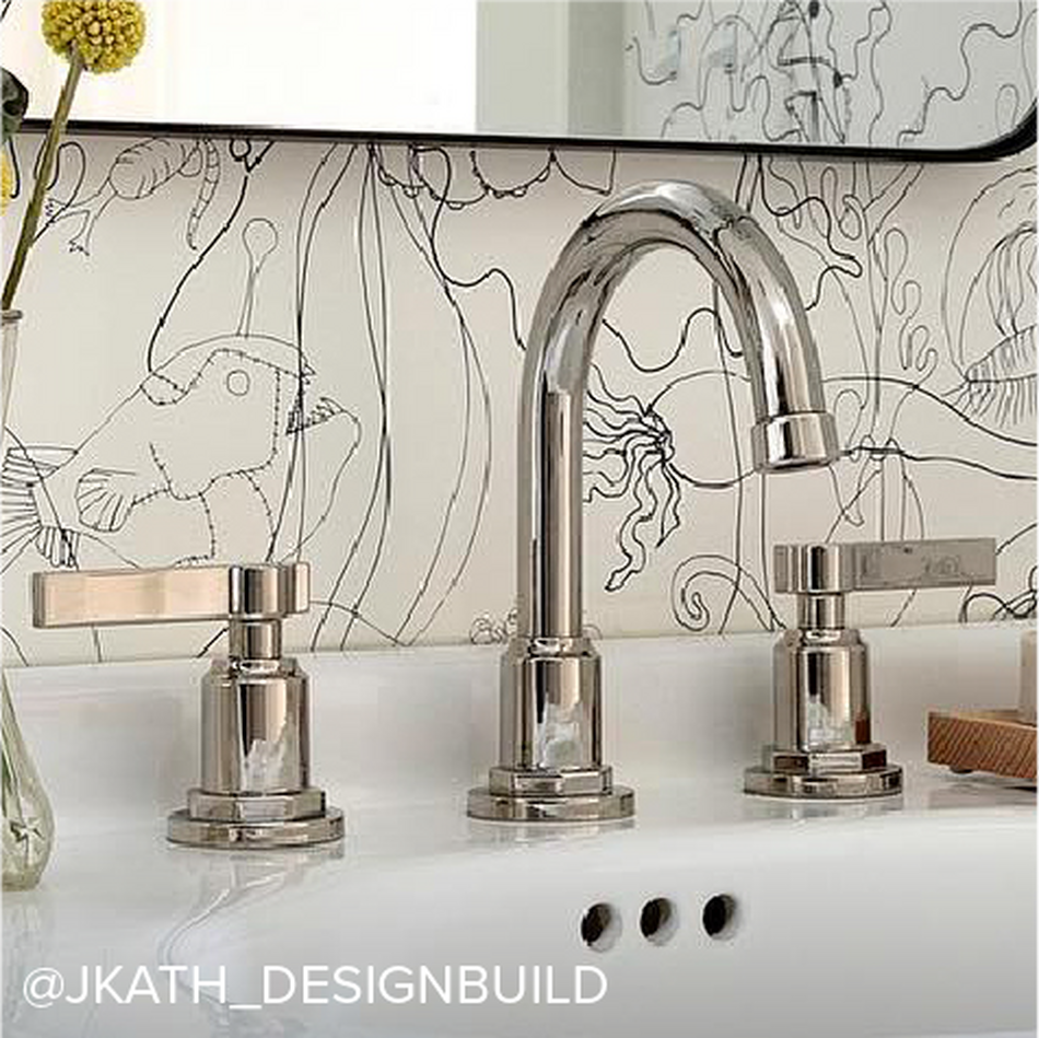 Greyfield Widespread Bathroom Faucet - Polished Nickel