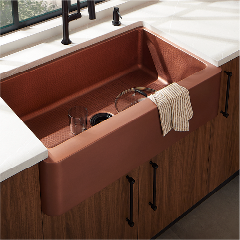 Raina Copper Farmhouse Sink