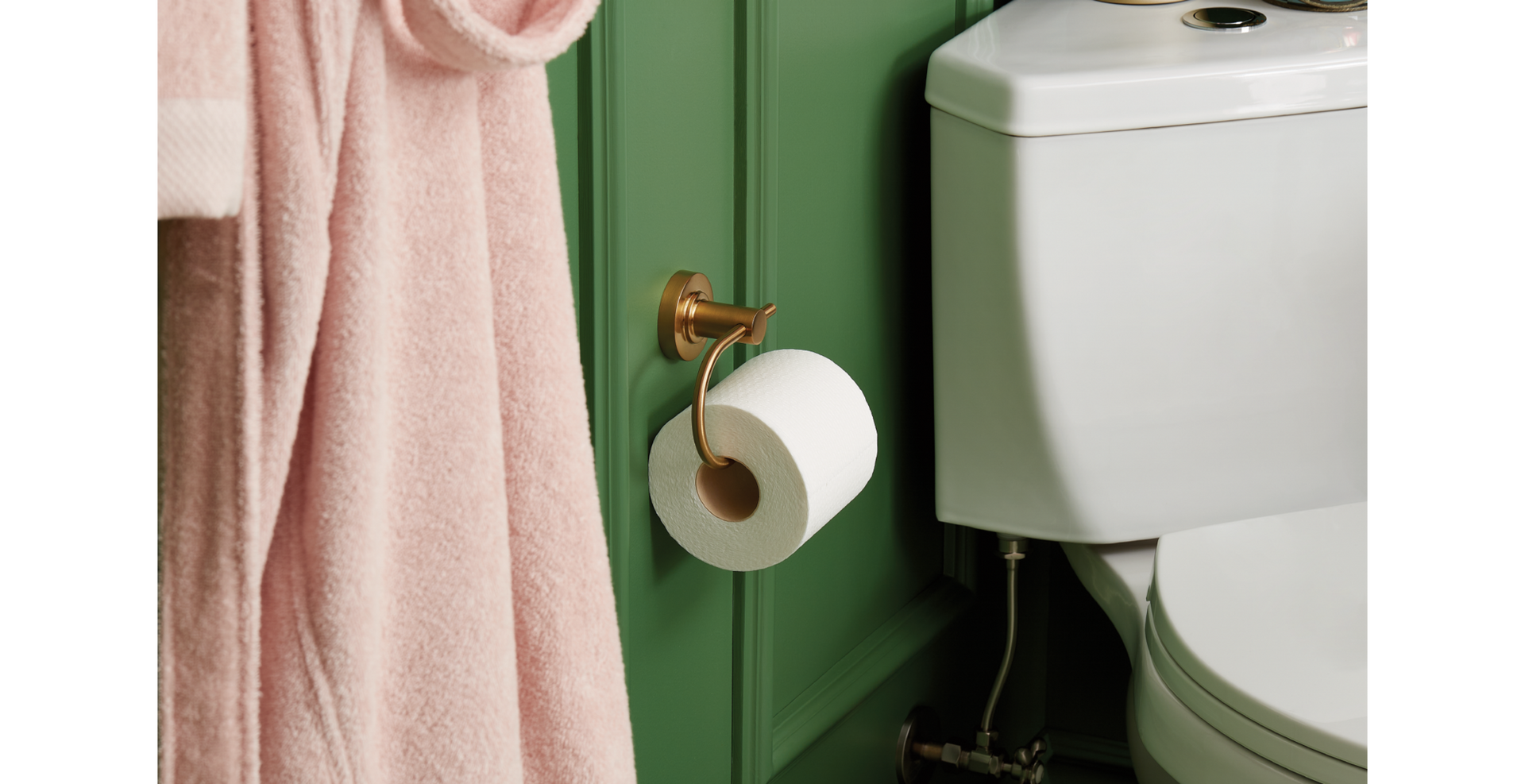 Discover our recessed porcelain roll holder