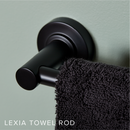 Lexia Towel Bar - Matte Black